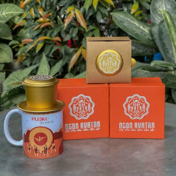 Phin pha cà phê nhôm Ngon Avatar Coffee công nghệ cao Anode