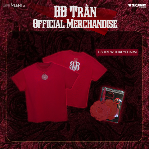 T-SHIRT WITH KEYCHARM - BB TRẦN OFFICIAL MERCHANDISE