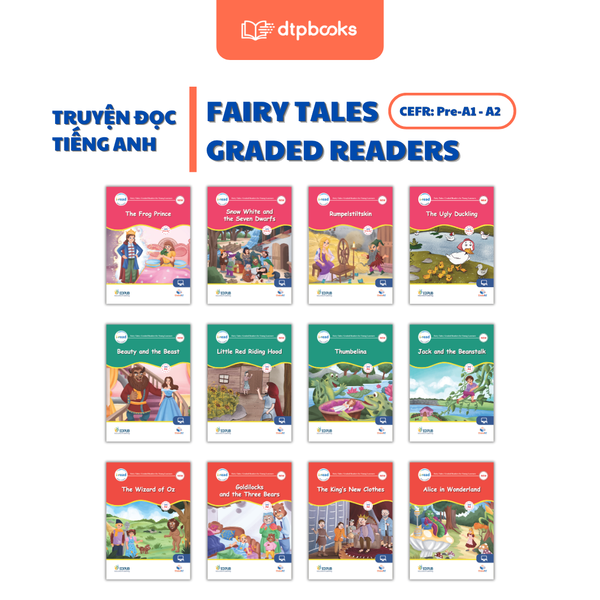 Trọn bộ truyện đọc tiếng Anh Fairy Tales Graded Readers