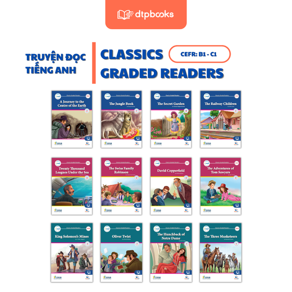 Trọn bộ truyện đọc tiếng Anh Classics Graded Readers