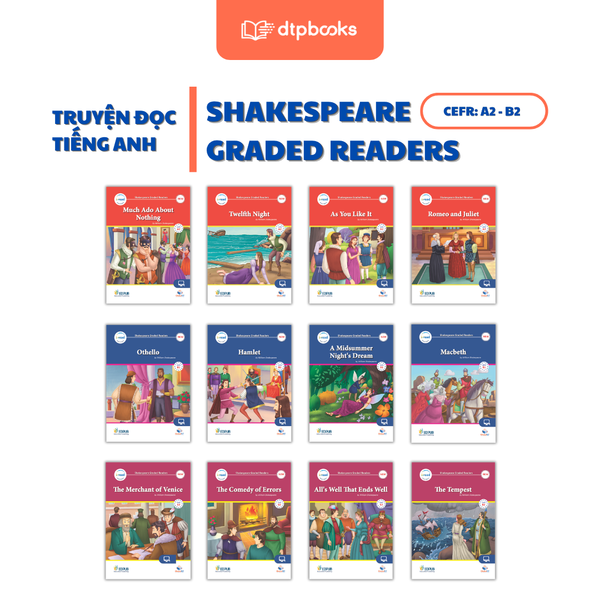 Trọn bộ truyện đọc tiếng Anh Shakespeare Graded Readers