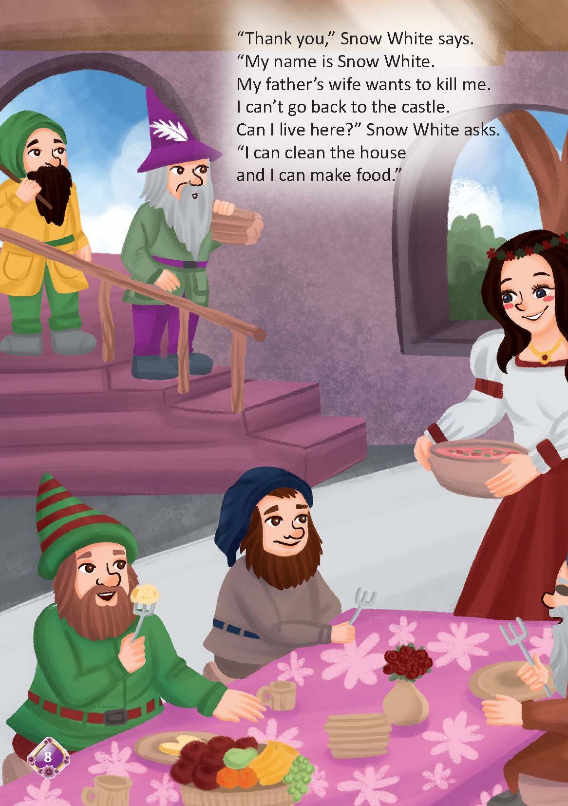 Snow White and the Seven Dwarfs - Fairy Tales Graded Reader