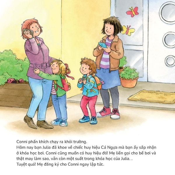 Conni đi học bơi​ - Tuyển tập Chú chuột đọc sách Cô bé Conni