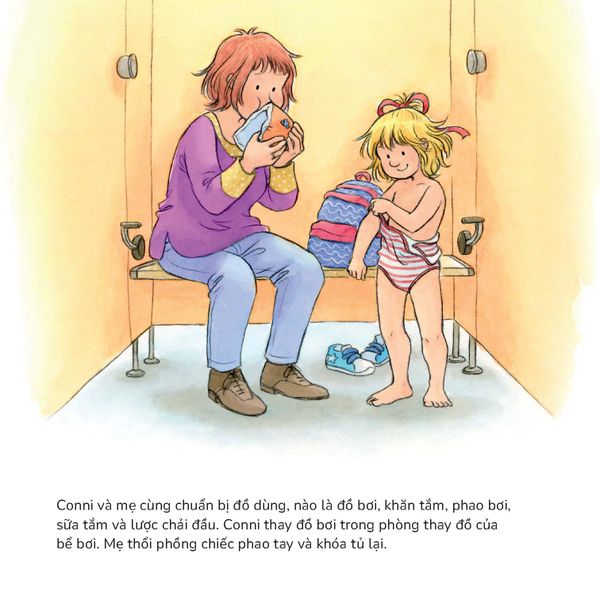 Conni đi học bơi​ - Tuyển tập Chú chuột đọc sách Cô bé Conni