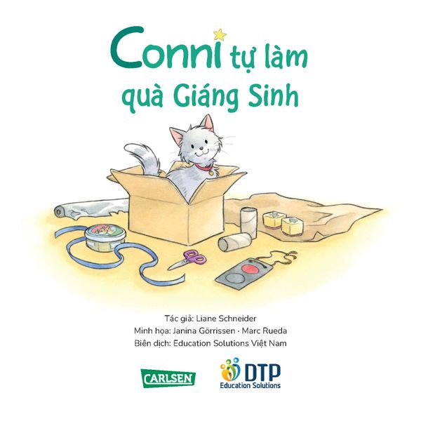 Conni tự làm quà Giáng sinh​ - Tuyển tập Chú chuột đọc sách Cô bé Conni