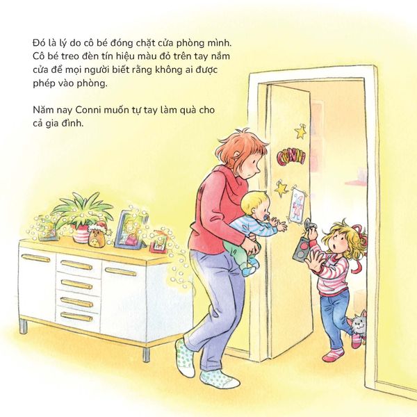 Conni tự làm quà Giáng sinh​ - Tuyển tập Chú chuột đọc sách Cô bé Conni