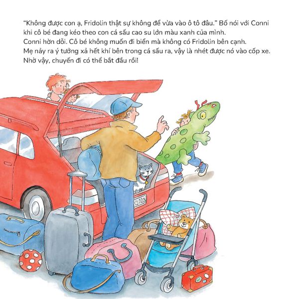 Conni đi nghỉ mát​ - Tuyển tập Chú chuột đọc sách Cô bé Conni