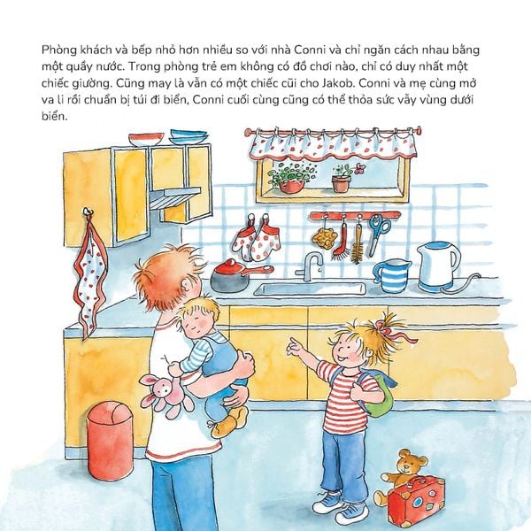 Conni đi nghỉ mát​ - Tuyển tập Chú chuột đọc sách Cô bé Conni