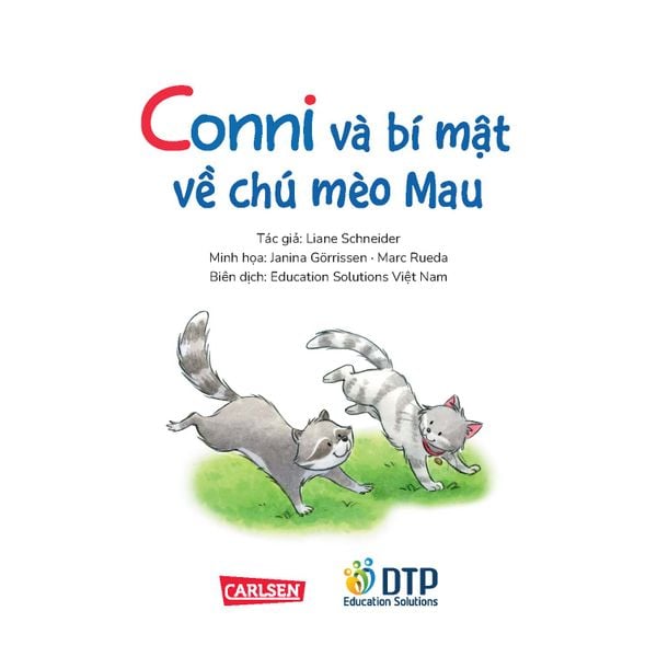 Conni và bí mật về chú mèo Mau​ - Tuyển tập Chú chuột đọc sách Cô bé Conni