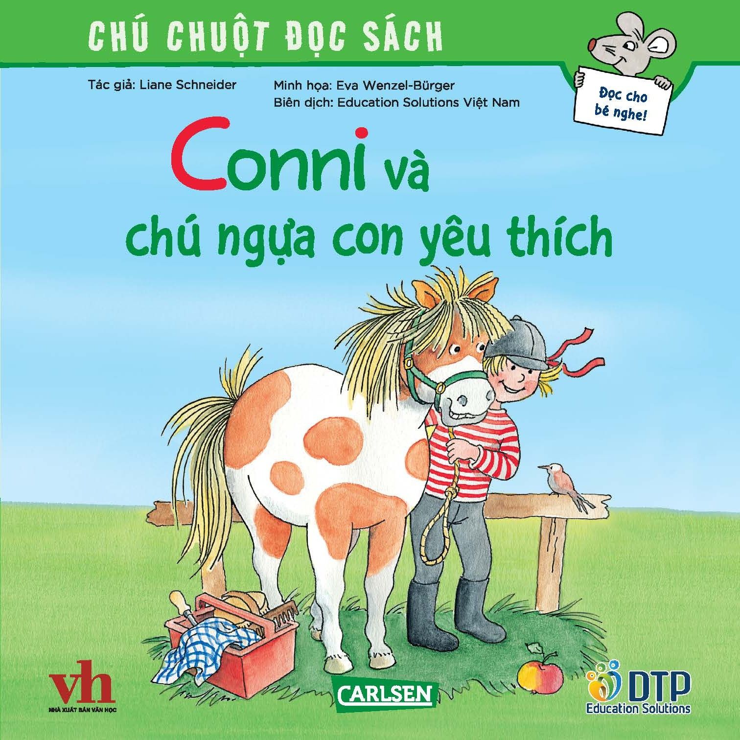 Conni và chú ngựa con yêu thích - Tuyển tập Chú chuột đọc sách Cô bé Conni