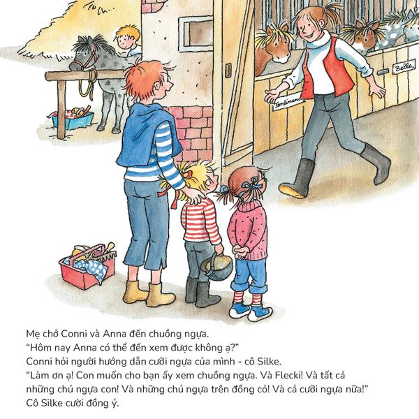 Conni và chú ngựa con yêu thích - Tuyển tập Chú chuột đọc sách Cô bé Conni