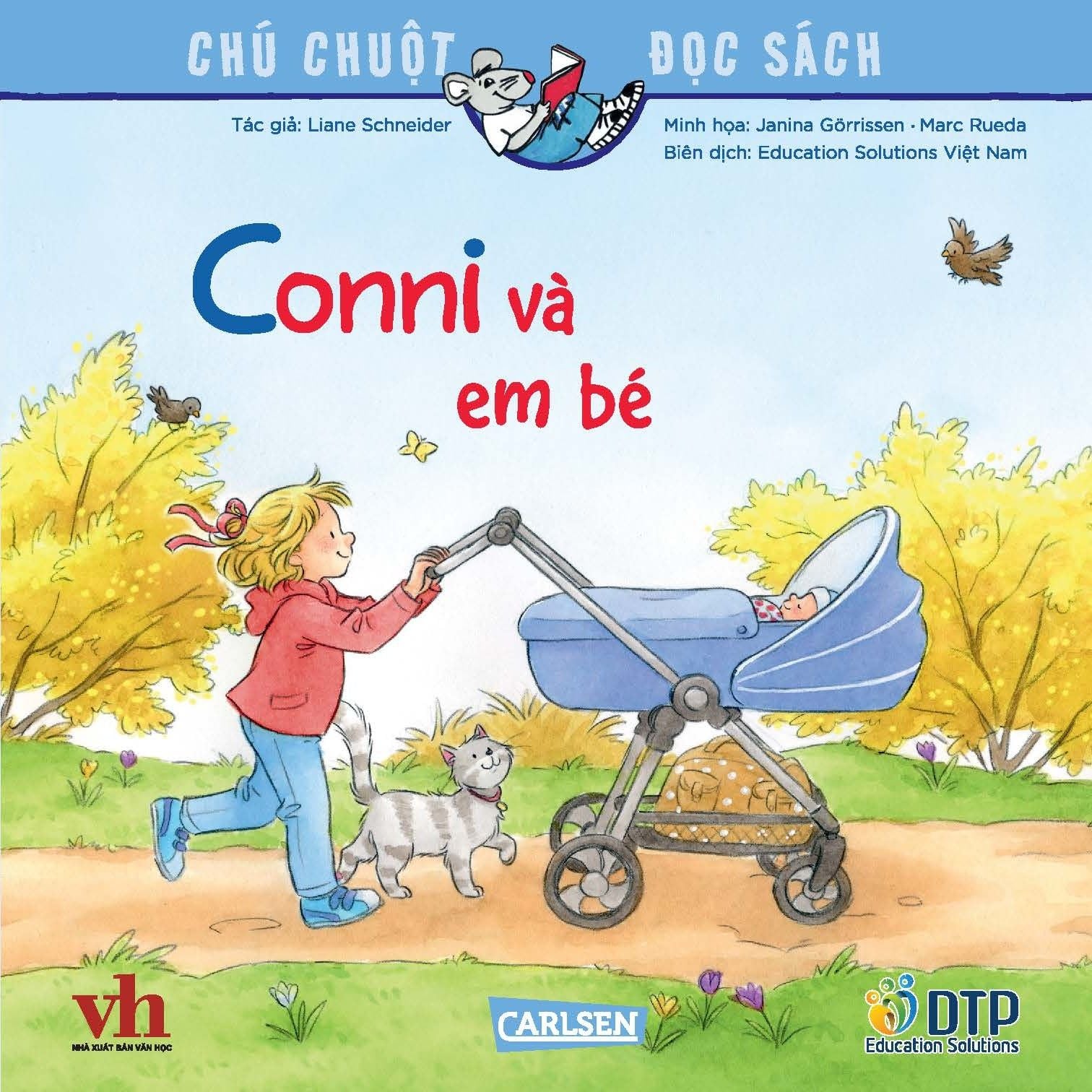 Conni và em bé - Tuyển tập Chú chuột đọc sách Cô bé Conni