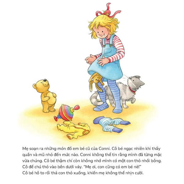 Conni và em bé - Tuyển tập Chú chuột đọc sách Cô bé Conni