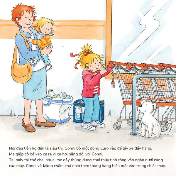 Conni đi mua sắm​ - Tuyển tập Chú chuột đọc sách Cô bé Conni