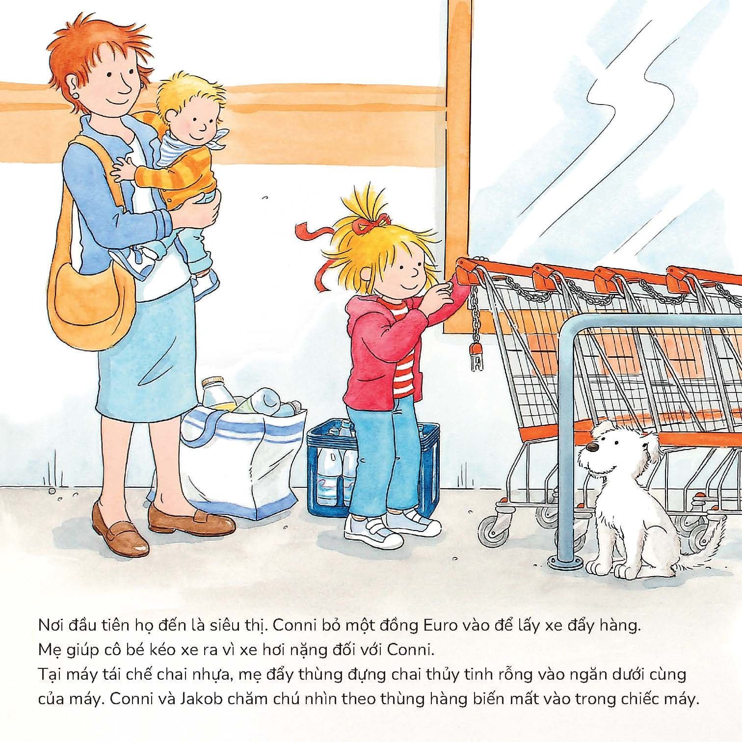 Conni đi mua sắm​ - Tuyển tập Chú chuột đọc sách Cô bé Conni