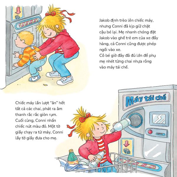 Conni đi mua sắm​ - Tuyển tập Chú chuột đọc sách Cô bé Conni