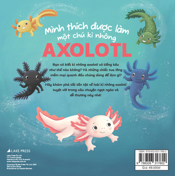 Truyện kể trước giờ ngủ - Mình thích được làm một chú kì nhông Axolotl