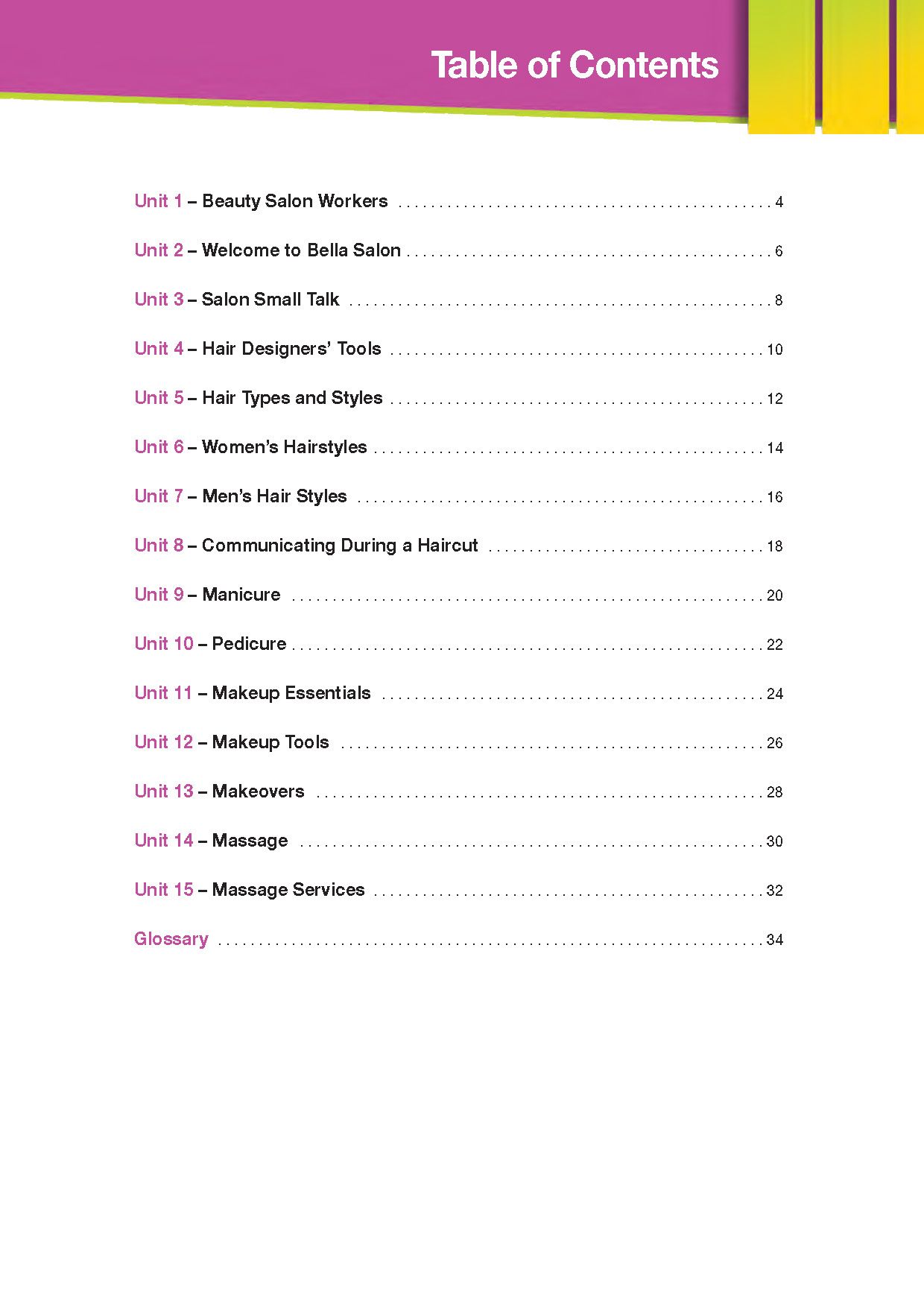Career Paths: Beauty Salon - Student