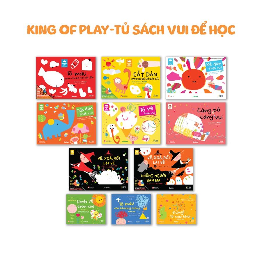 Trọn bộ Tủ sách Vui để học - King of play
