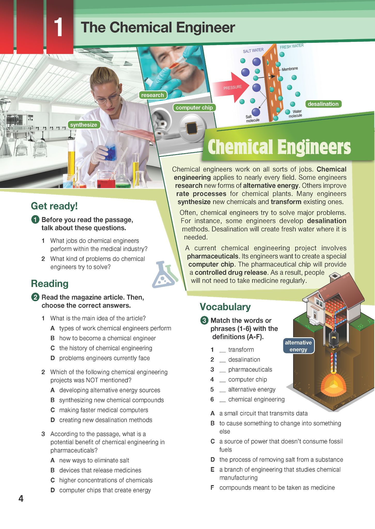 Career Paths Chemical Engineering (Esp) Student