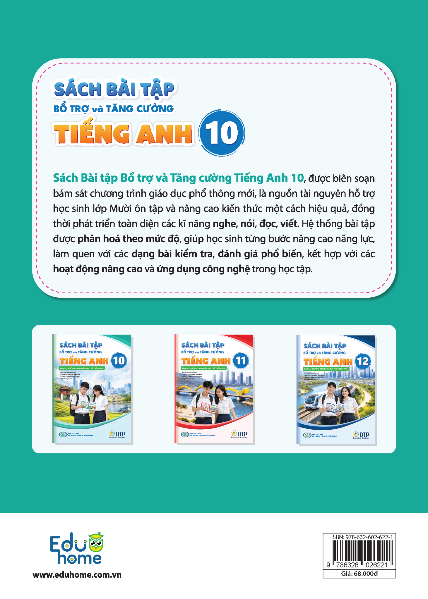 Sách Bài Tập bổ Trợ và Tăng Cường - Tiếng Anh 10