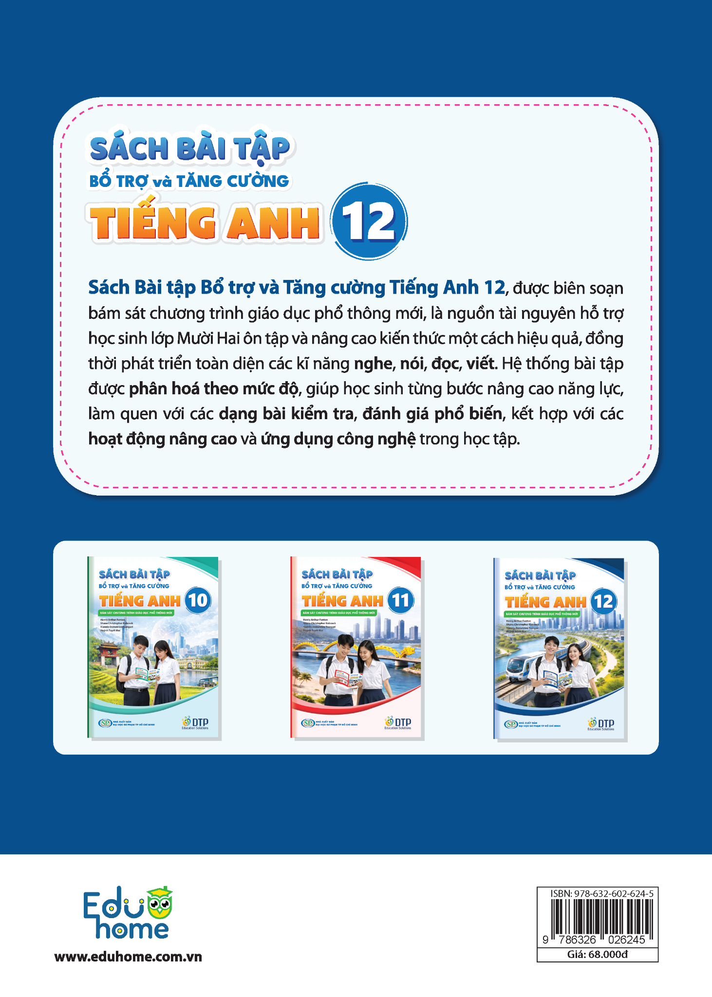 Sách Bài Tập bổ Trợ và Tăng Cường - Tiếng Anh 12