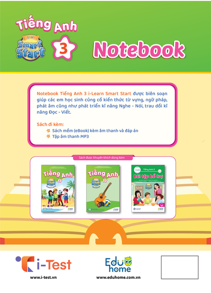 Tiếng Anh 3 i-Learn Smart Start - Notebook