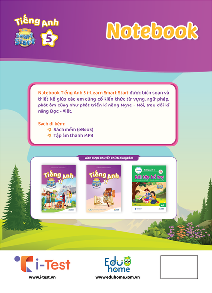 Tiếng Anh 5 i-Learn Smart Start - Notebook (Vở tập viết)