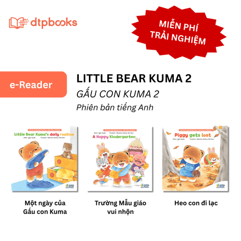 [e-Reader] Gấu con Kuma (Combo 3 quyển)_Quà tặng không bán