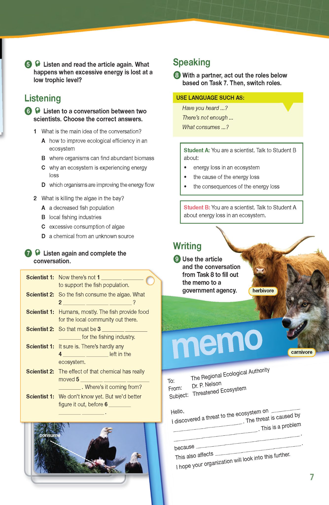 Career Paths Environmental Science (Esp) Student