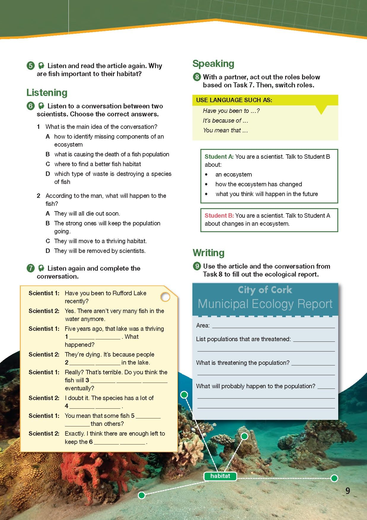 Career Paths Environmental Science (Esp) Student