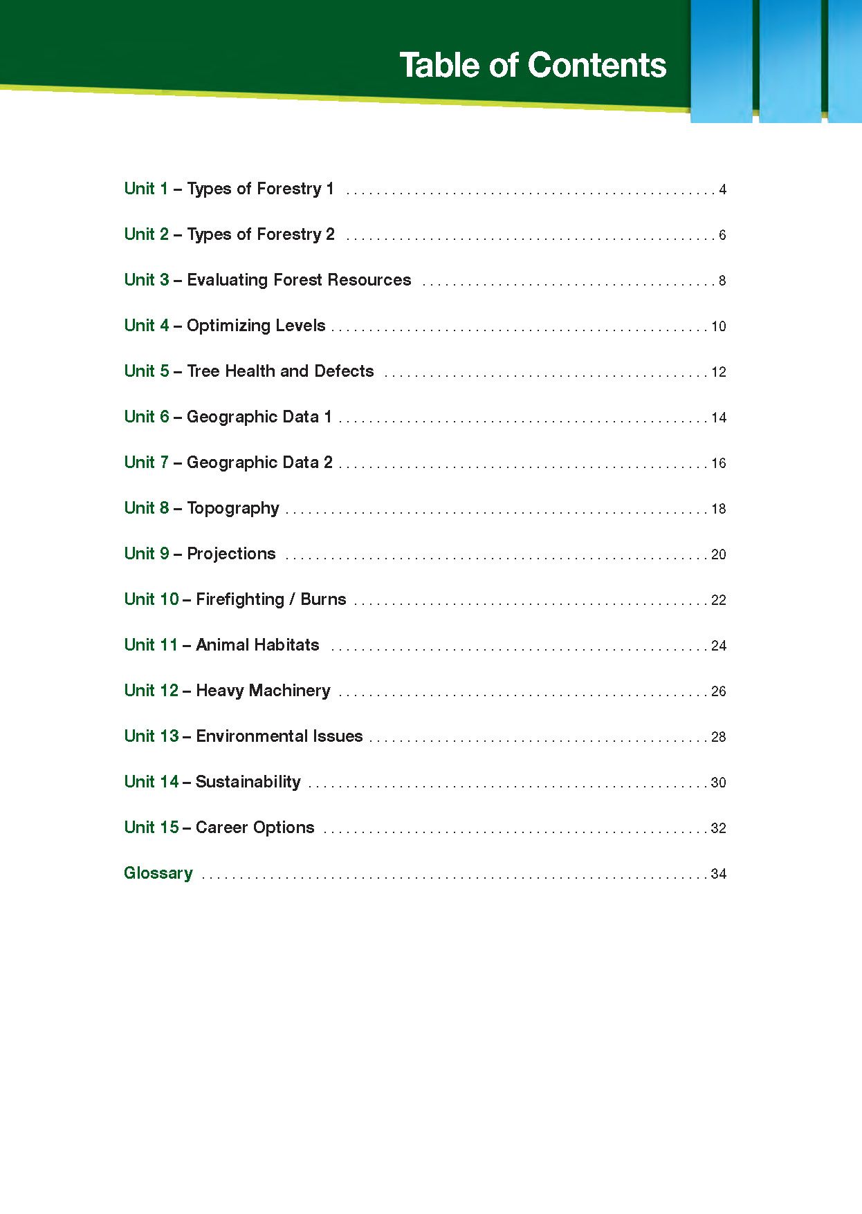 Career Paths Natural Resources 1 Forestry (Esp) Student