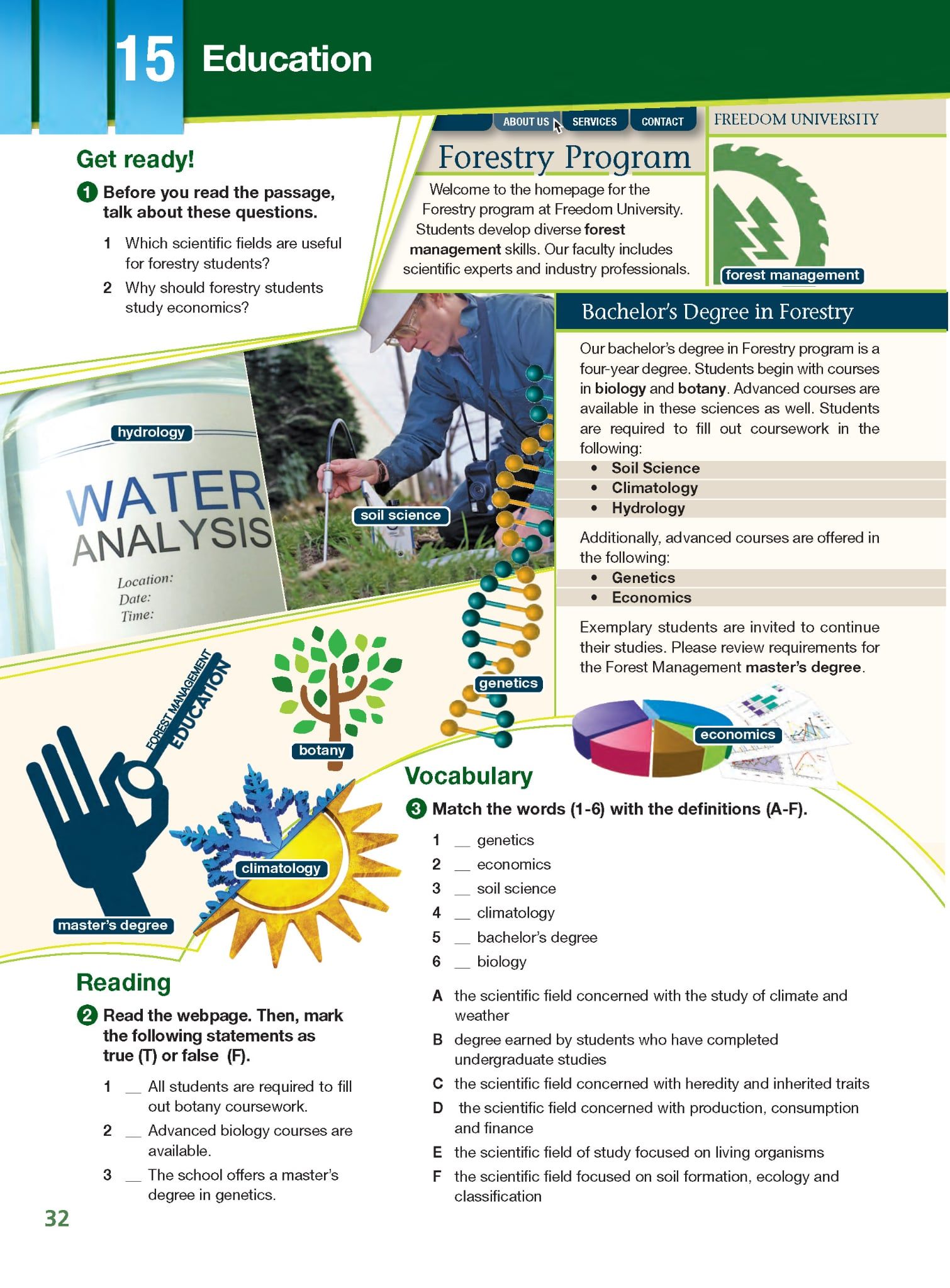 Career Paths Natural Resources 1 Forestry (Esp) Student