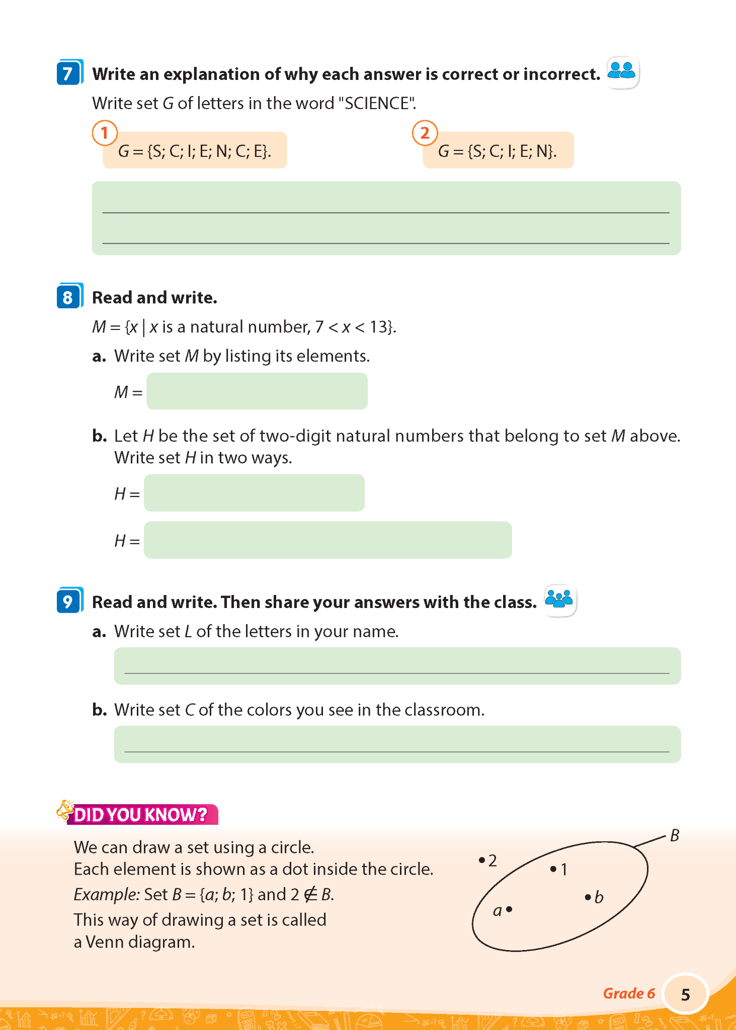 i-Learn English for Math 6 Secondary Student