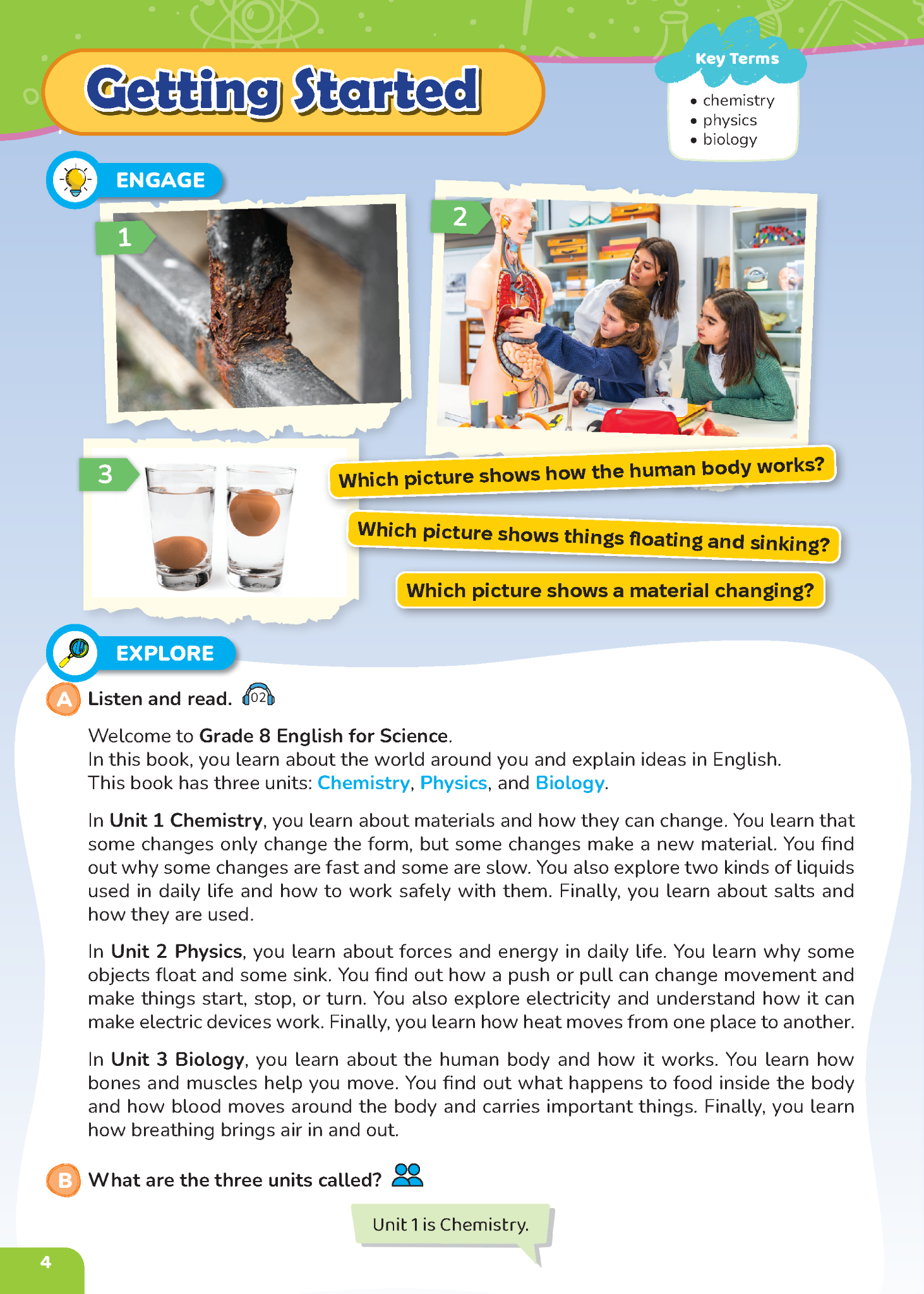i-Learn English for Science 8 Secondary Student