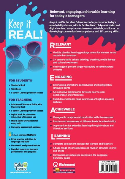 Keep it REAL! A1+ Student