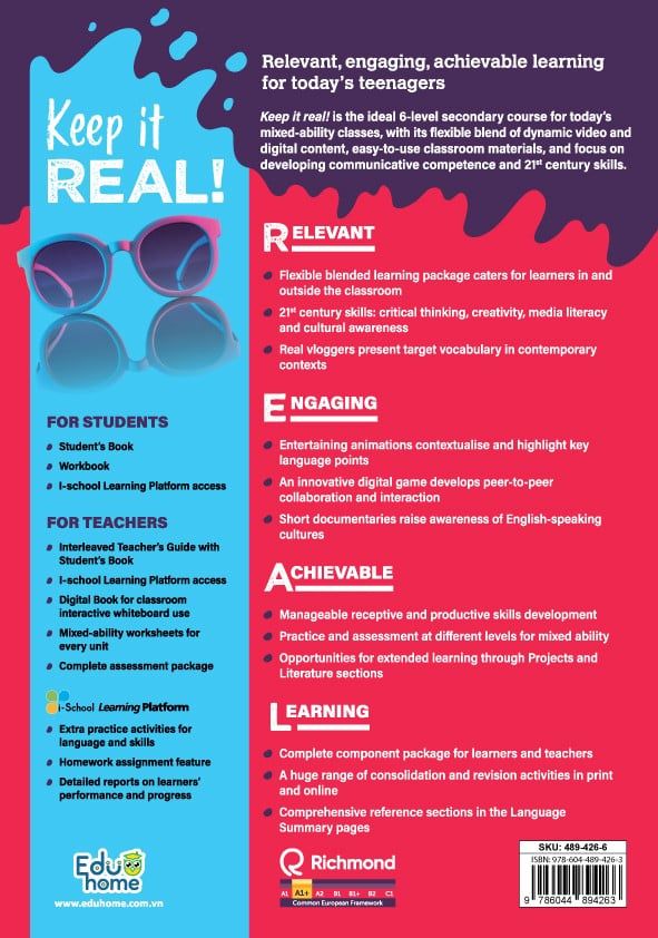 Keep it REAL! A1+ Student