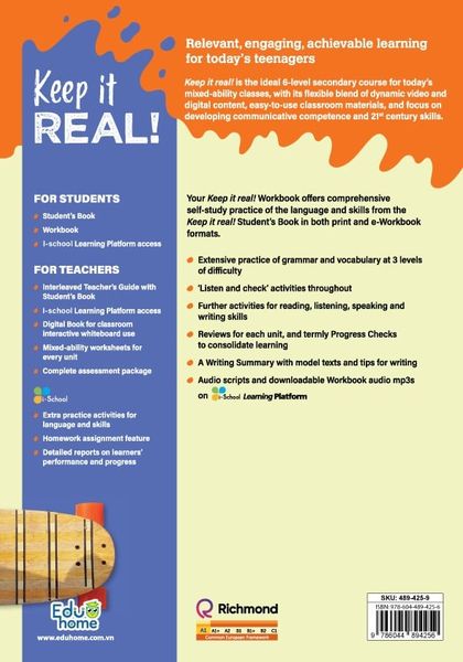 Keep it REAL! A1 WorkBook with e-learning code