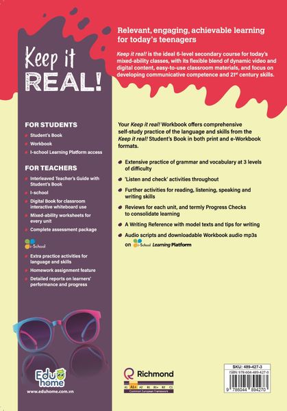 Keep it REAL! A1+ WorkBook with e-learning code