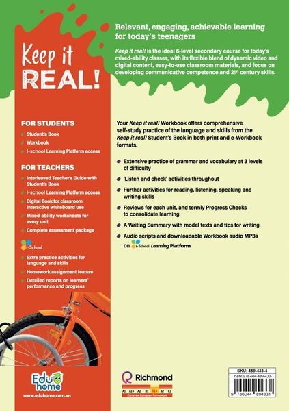 Keep it REAL! B1+ WorkBook with e-learning code