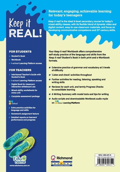 Keep it REAL! B1 WorkBook with e-learning code