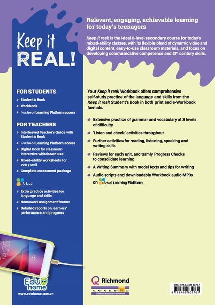 Keep it REAL! B2 WorkBook with e-learning code