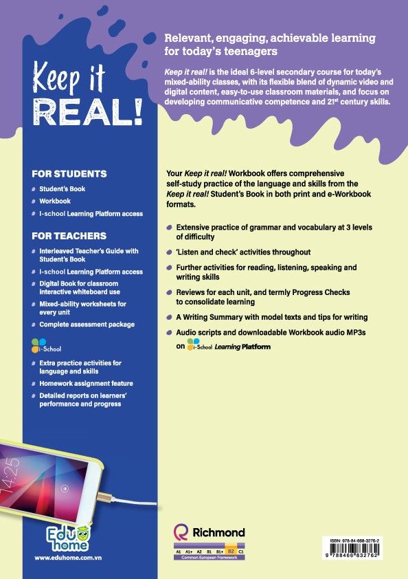 Keep it REAL! B2 WorkBook with e-learning code