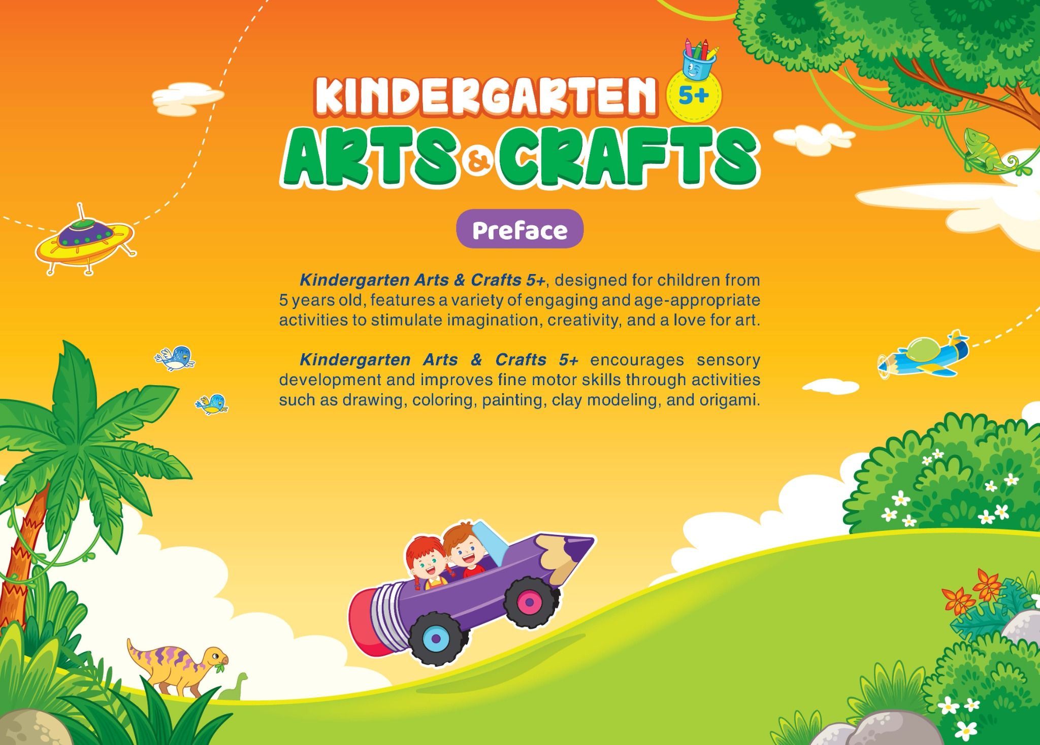 Kindergarten Arts & Crafts 5+ - Kid