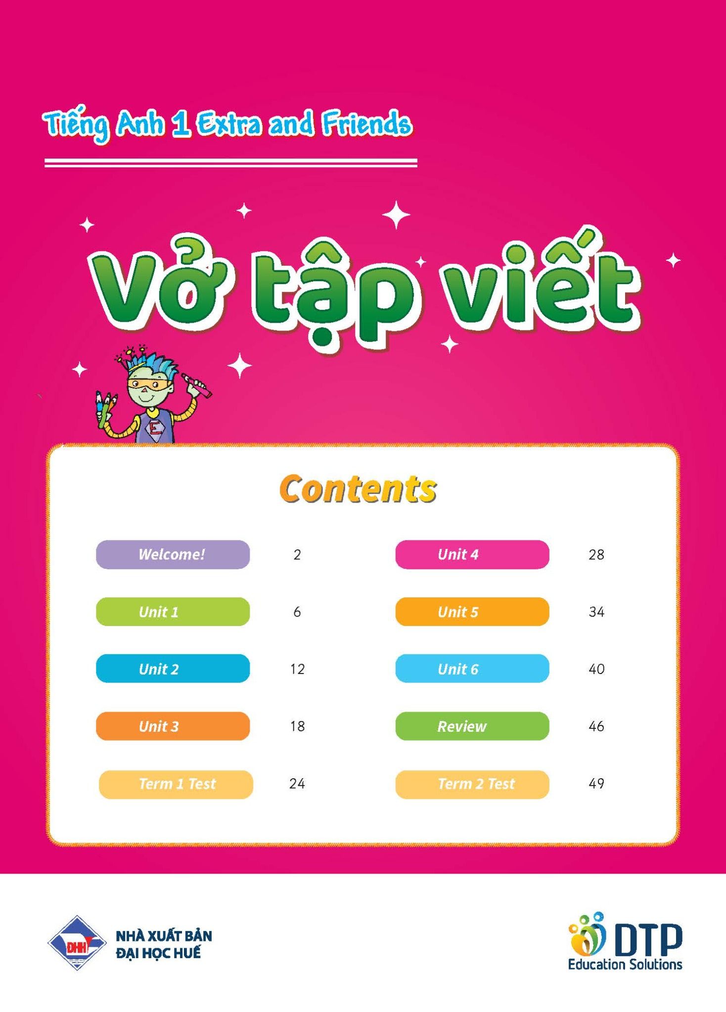 Tiếng Anh 1 Extra and Friends - Vở tập viết