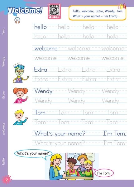 Tiếng Anh 1 Extra and Friends - Vở tập viết