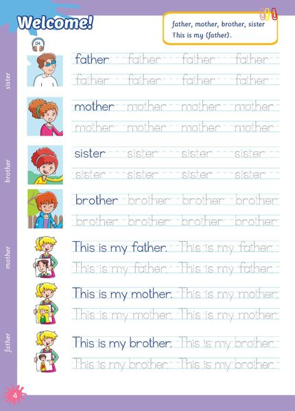 Tiếng Anh 1 Extra and Friends - Vở tập viết