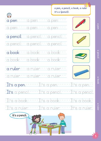 Tiếng Anh 1 Extra and Friends - Vở tập viết