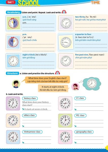 Tiếng Anh 5 i-Learn Smart Start - Notebook (Vở tập viết)