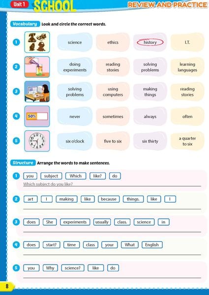 Tiếng Anh 5 i-Learn Smart Start - Notebook (Vở tập viết)